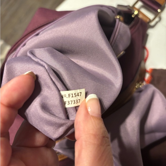 Coach Crossbody Purple Bag - Picture 4 of 16